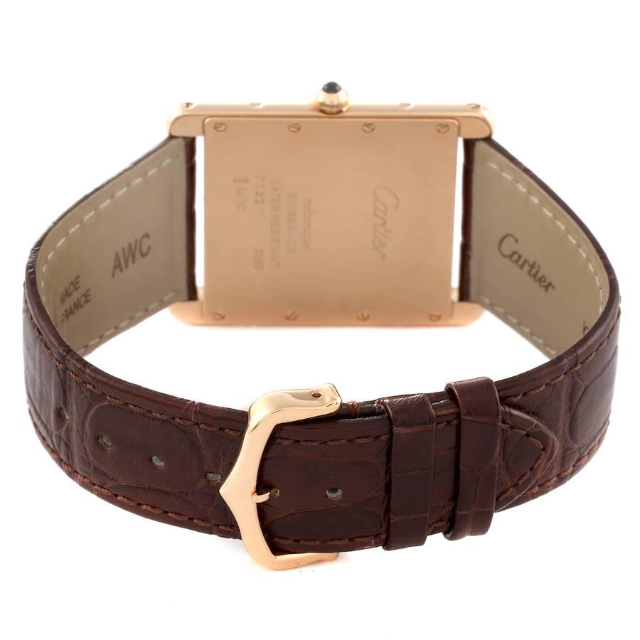 Men's Cartier Tank Louis XL 18k Rose Gold Manual Winding Watch W1560017