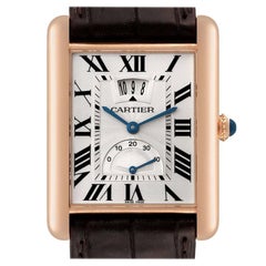 Cartier Tank Louis XL Power Reserve 18k Rose Gold Mens Watch W1560003