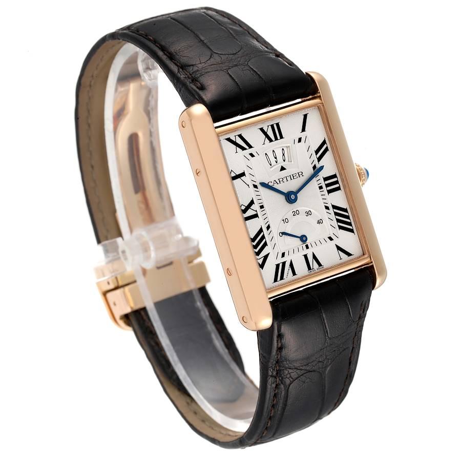 Cartier Montre Tank Louis XL Power Reserve en or rose 18 carats W1560003 Excellent état à Atlanta, GA