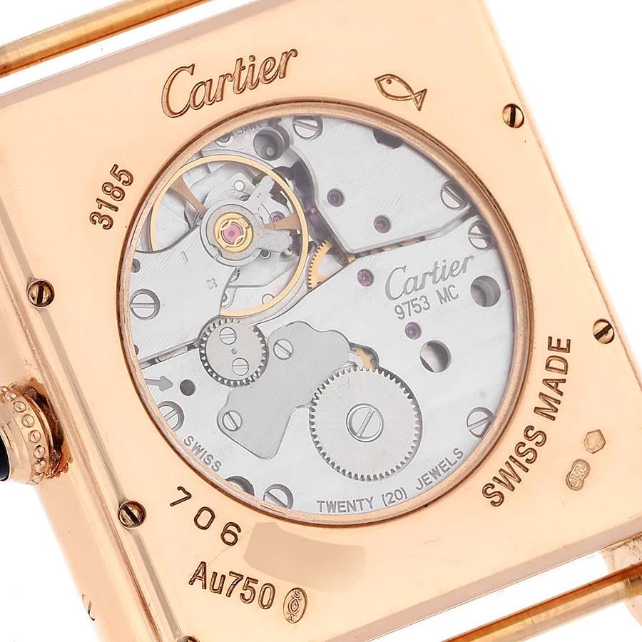 Cartier Montre Tank Louis XL Power Reserve en or rose 18 carats W1560003 2