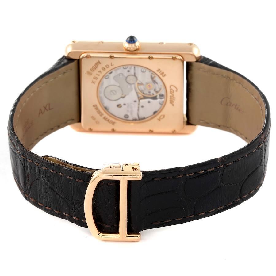Cartier Montre Tank Louis XL Power Reserve en or rose 18 carats W1560003 3