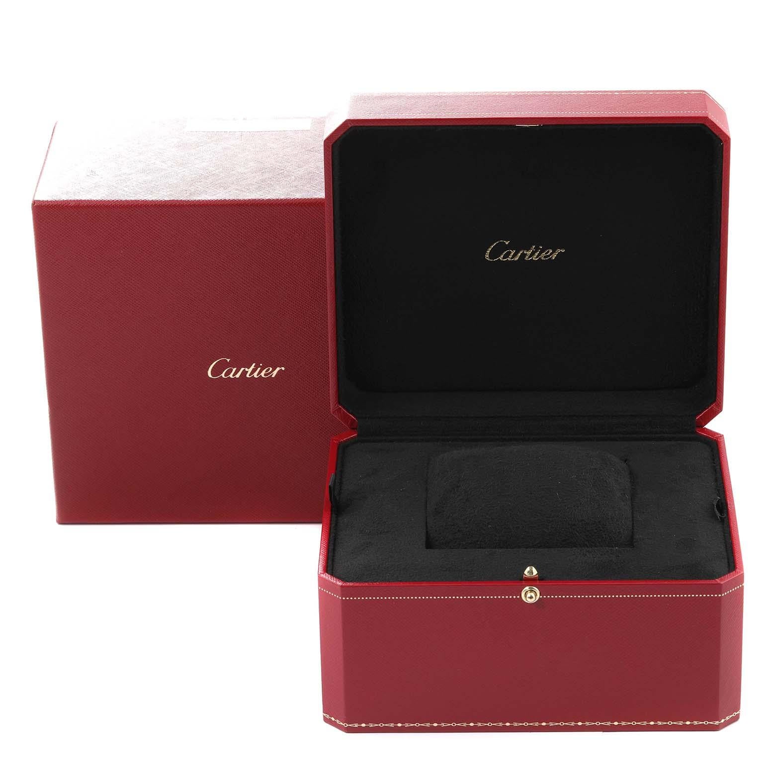 Cartier Tank Louis XL Power Reserve Rose Gold Mens Watch W1560003 In Excellent Condition In Atlanta, GA