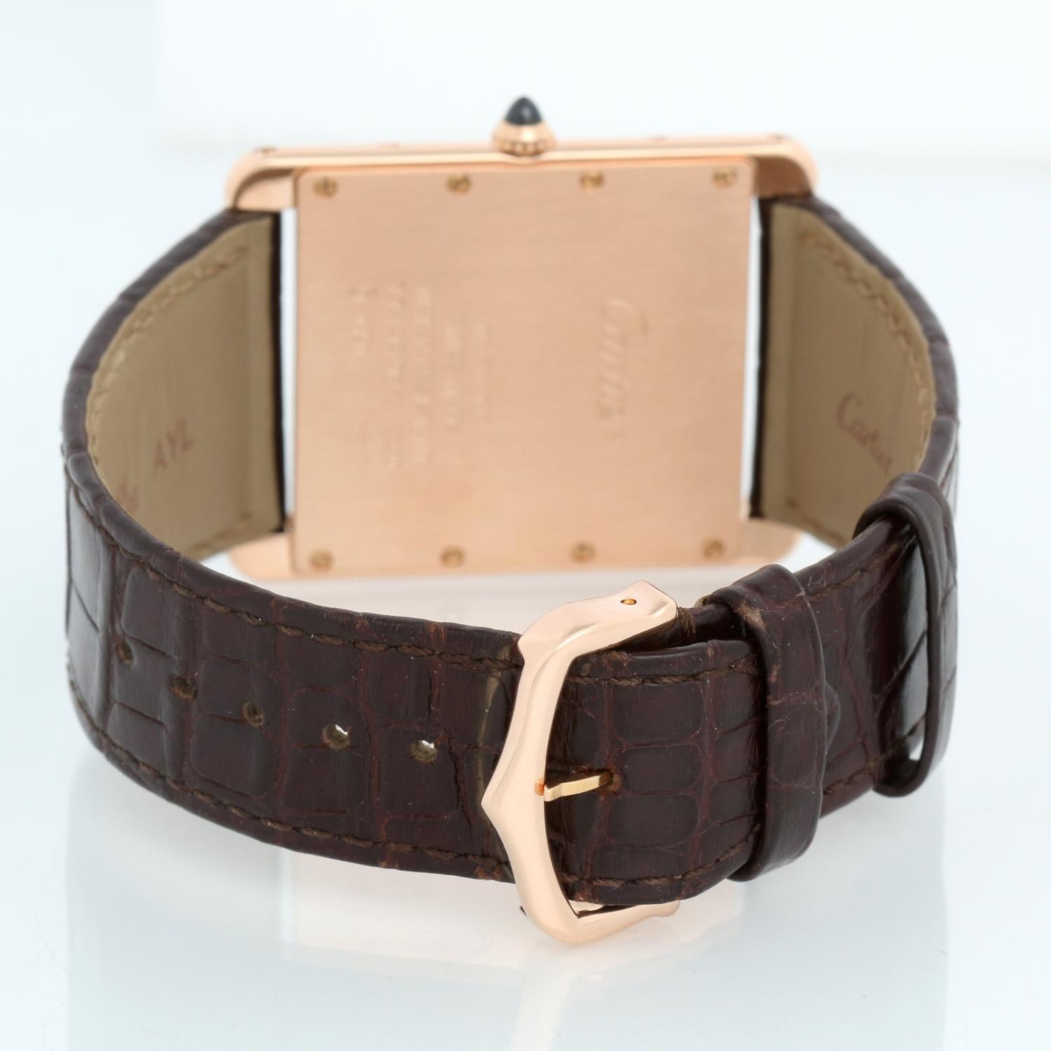 da uomo o donna Cartier Tank Louis XL Oro Rosa Carica manuale  Orologio da uomo  W1560017