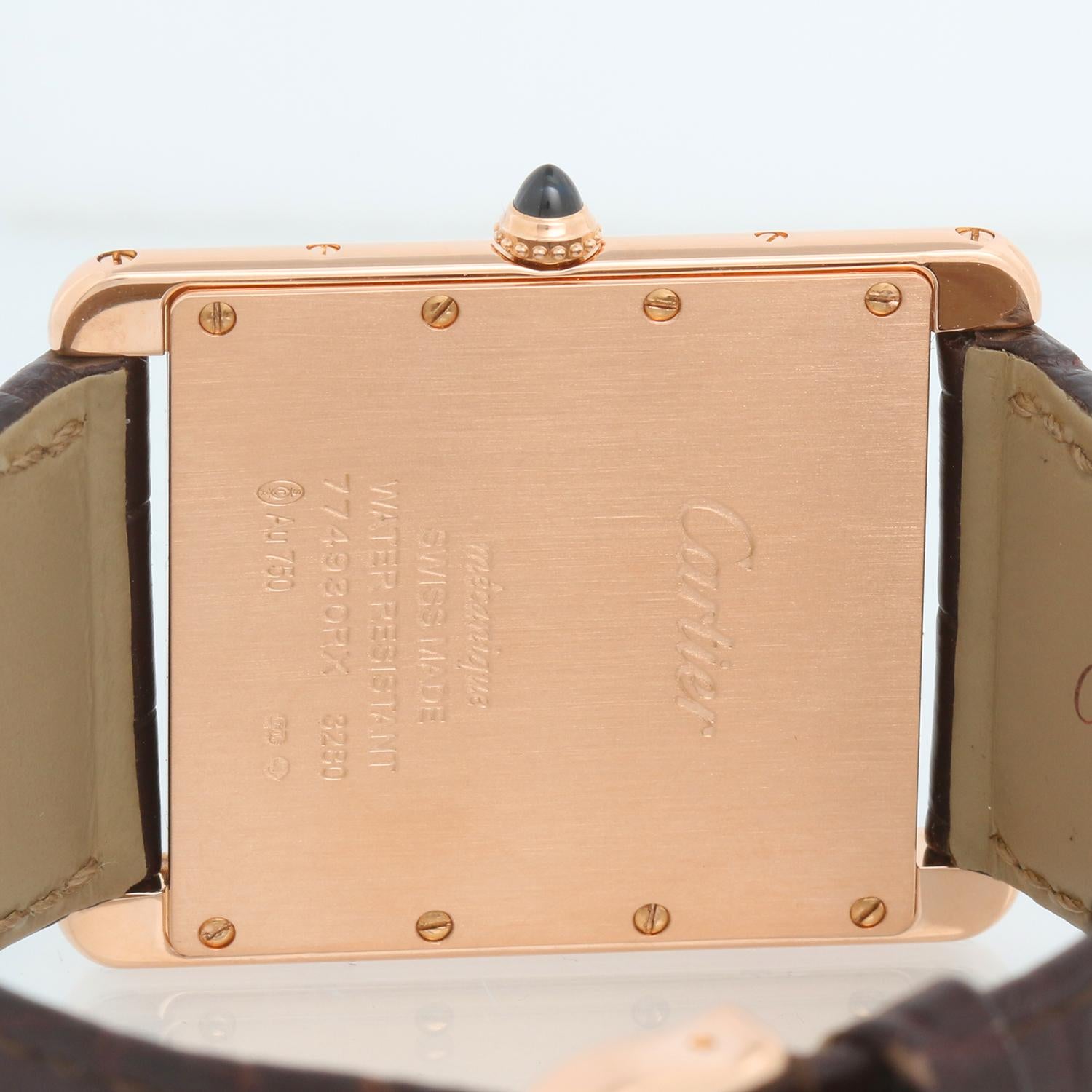 Cartier Tank Louis XL Oro Rosa Carica manuale  Orologio da uomo  W1560017 1