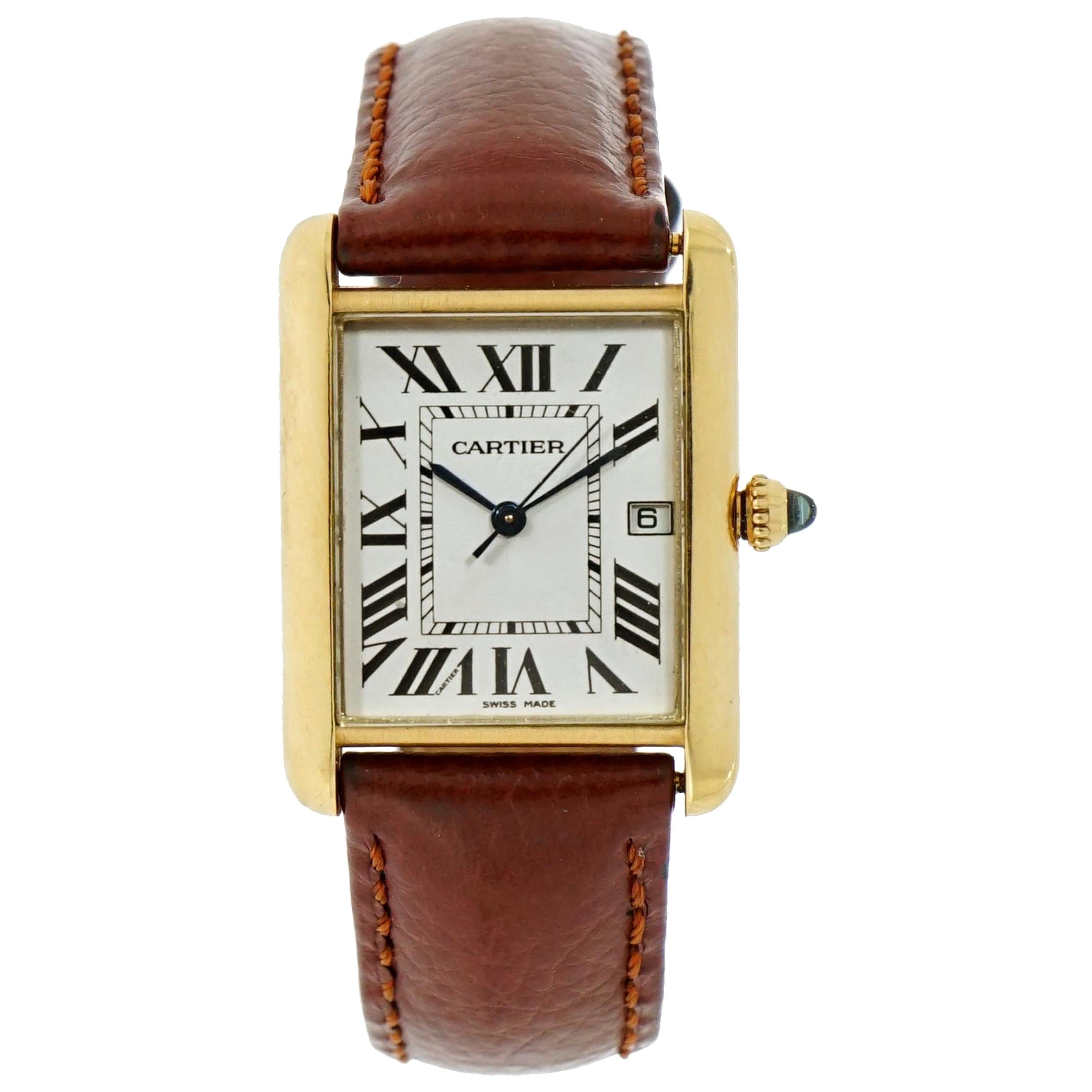Cartier Tank Louis Yellow Gold Watch