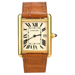 Cartier Tank Louis Small Model 18k Yellow Gold Watch – Dandelion Antiques