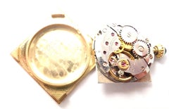 Cartier Tank Louis Or jaune avec bracelet Montre-bracelet manuelle large pour femme