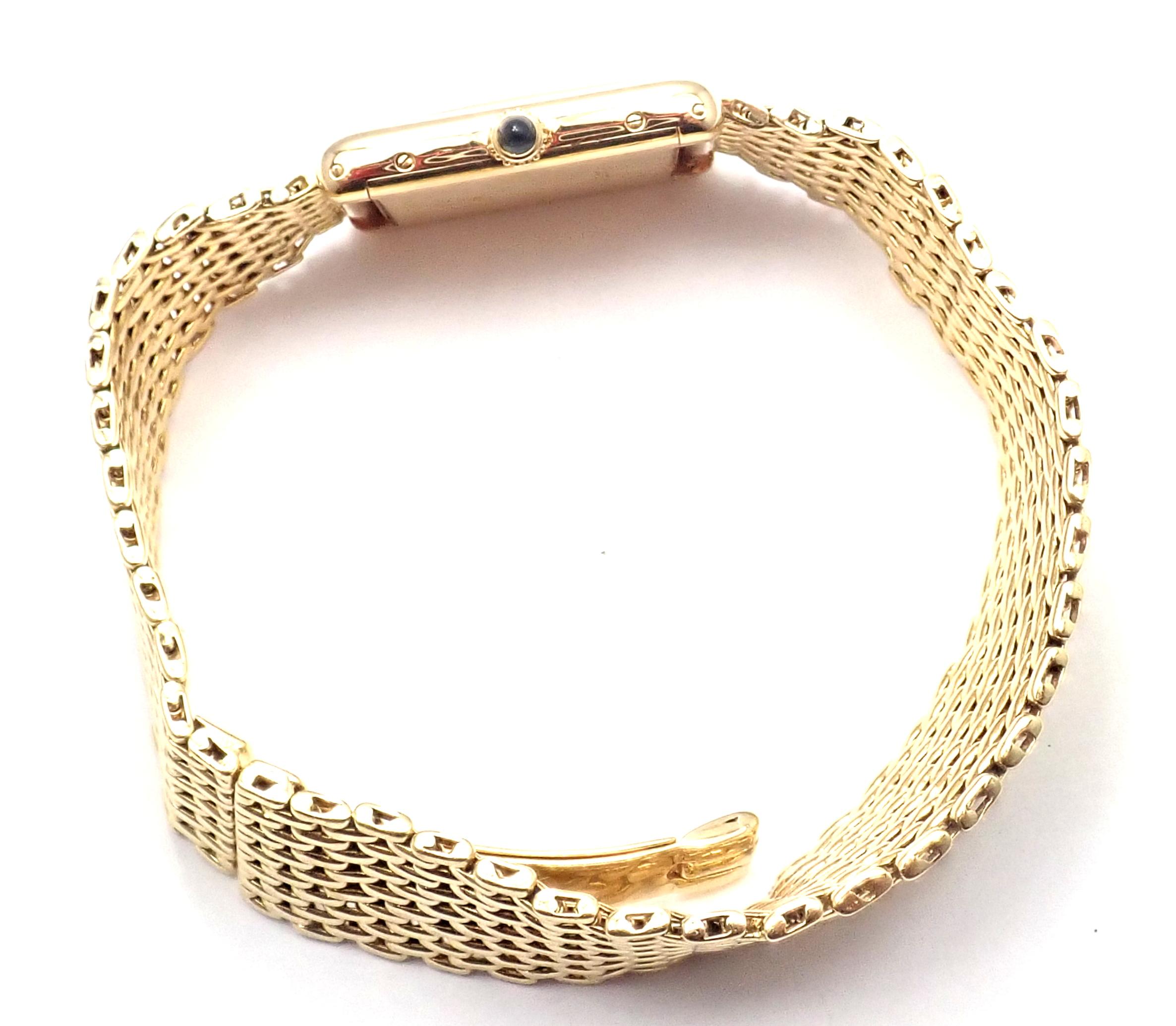 cartier tank gold bracelet