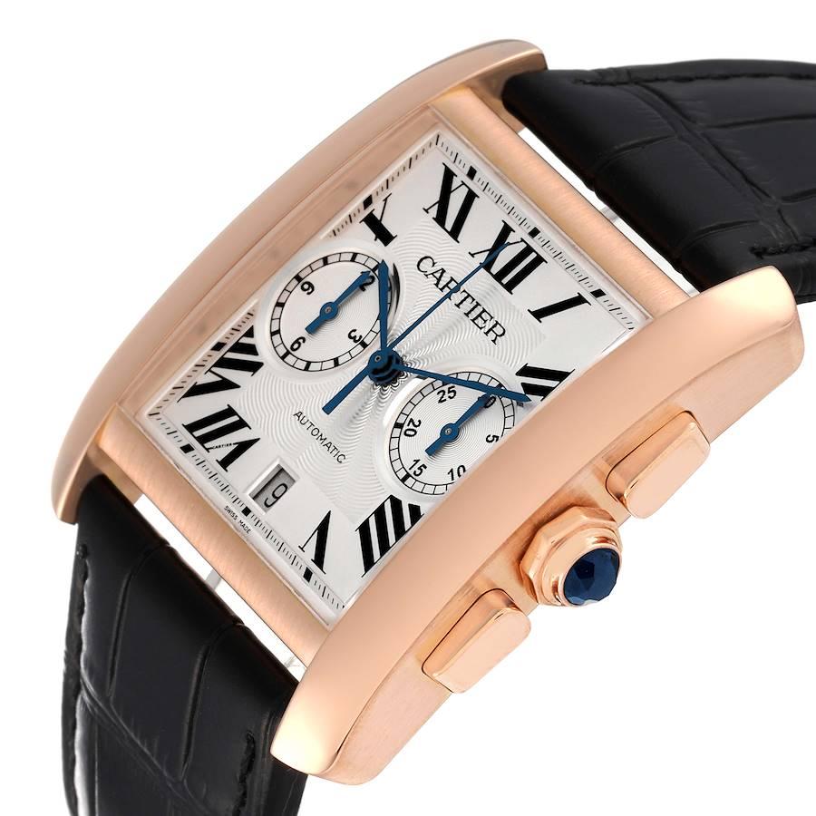 rose gold tank watch