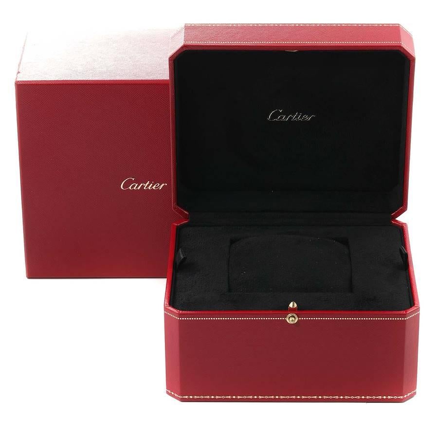 Cartier Tank MC Montre pour hommes en or rose 18 carats avec cadran argenté W5330005 en vente 4
