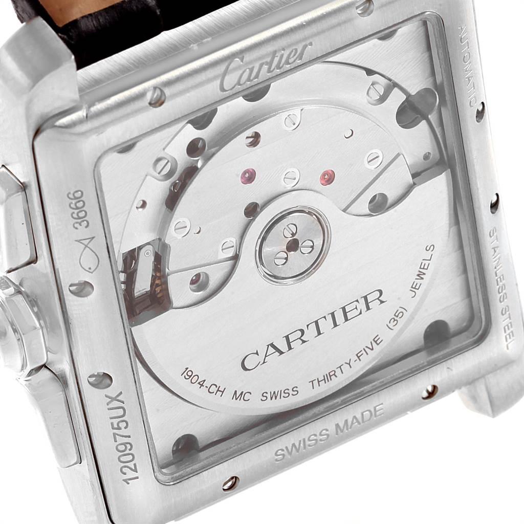 Cartier Tank MC Automatic Grey Dial Chronograph Men's Watch W5330008 For Sale 2