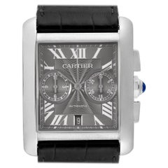 Cartier Tank MC Automatic Grey Dial Chronograph Men's Watch W5330008