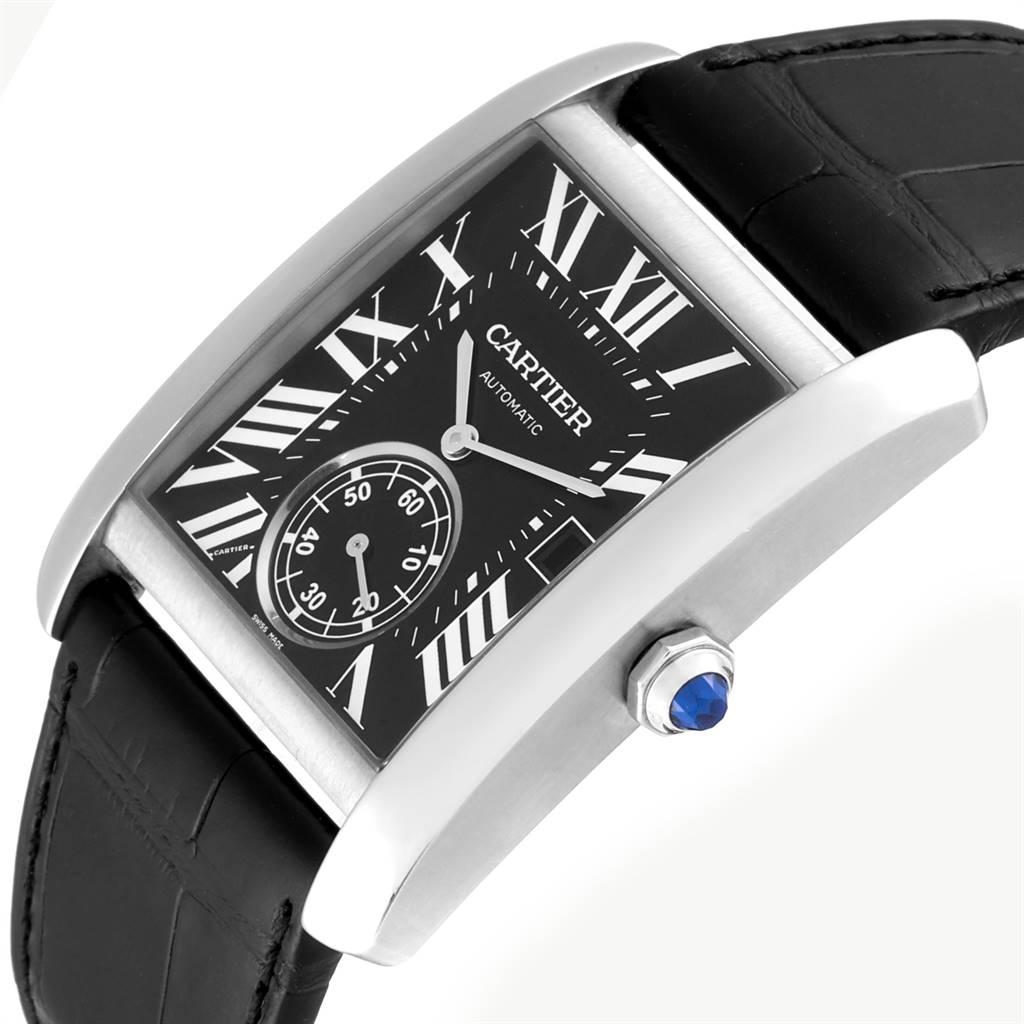 Cartier Tank MC Black Dial Automatic 