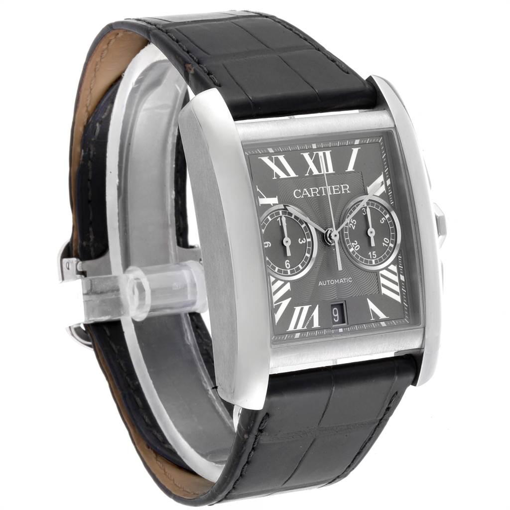 Cartier Tank MC Grey Dial Chronograph Men's Watch W5330008 Box Papers 2
