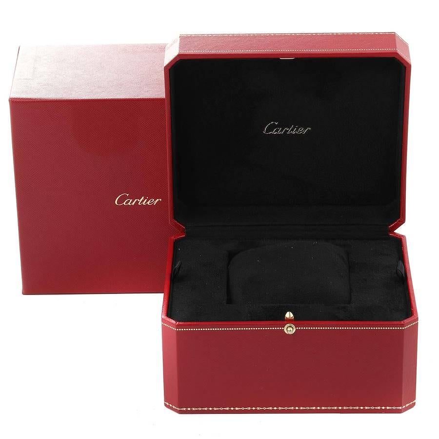 Cartier: Automatik-Chronograph-Herrenuhr W5330007, Tank MC mit silbernem Zifferblatt im Angebot 5