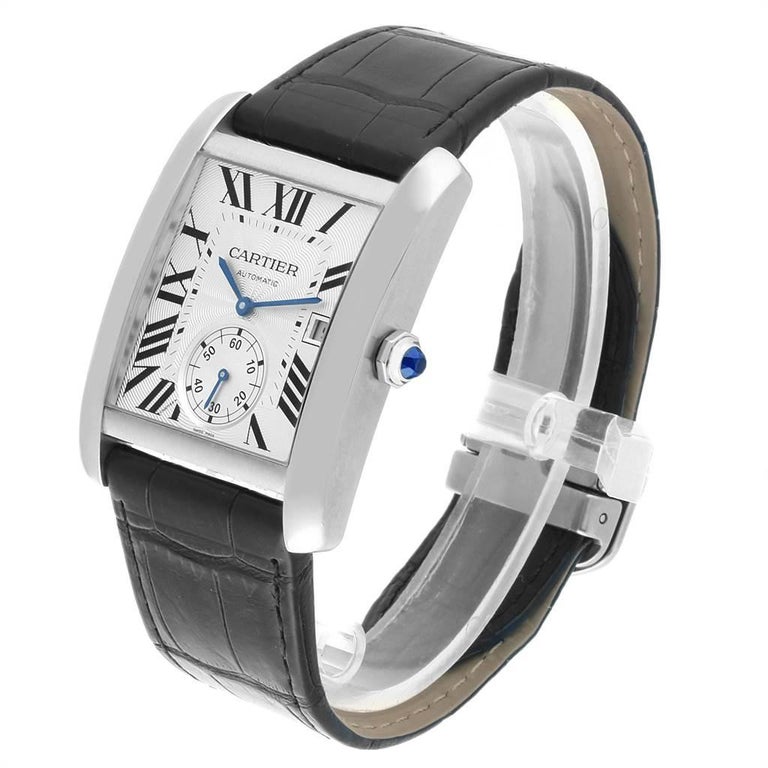 Cartier Tank MC Silver Dial Automatic Steel Men's Watch W5330003 For ...
