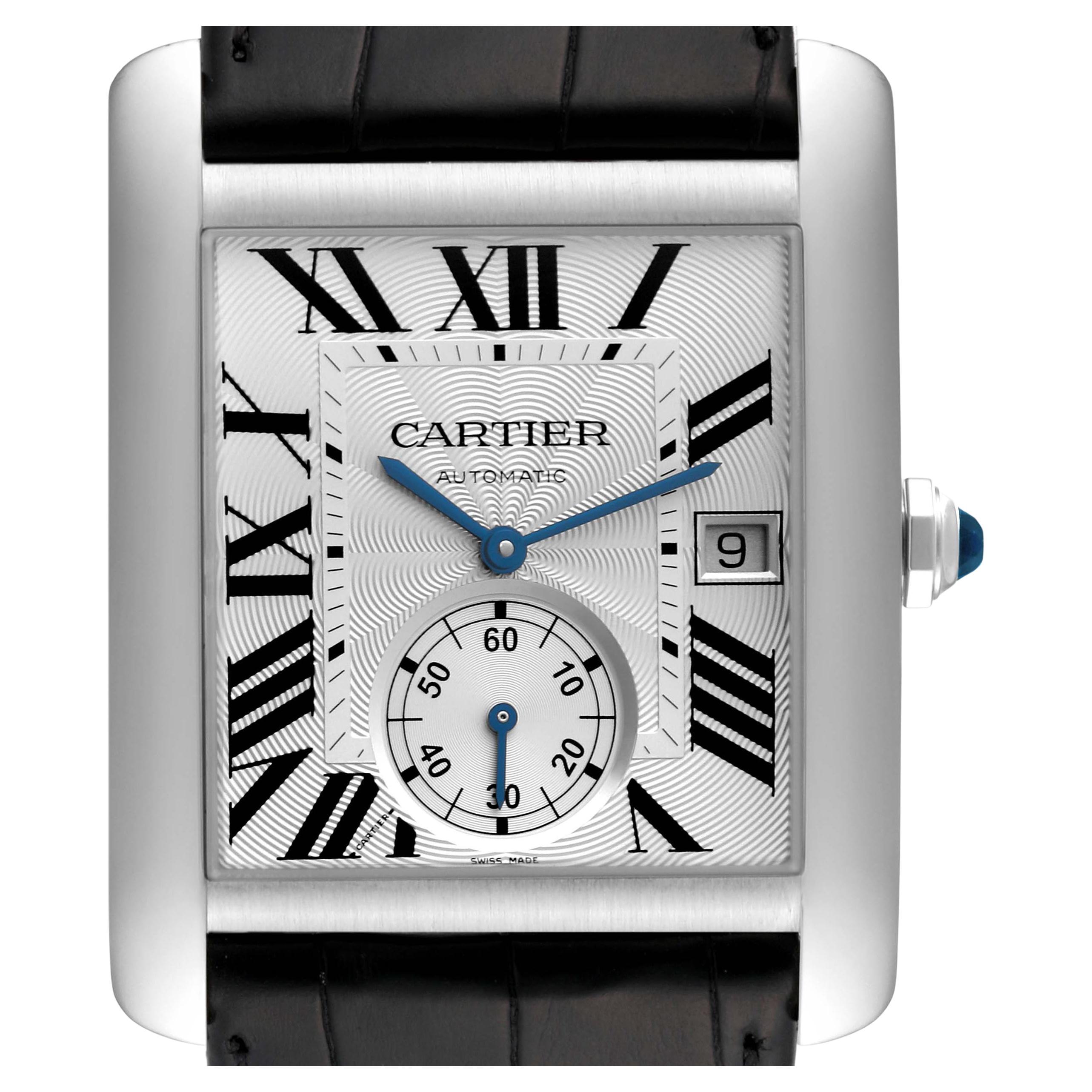 Cartier Tank Louis Cartier W1529856, Silver Dial, Certified at 1stDibs
