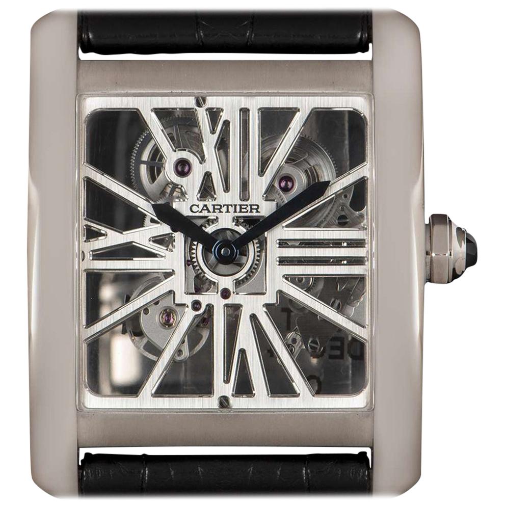 Cartier Tank MC Skeleton Palladium 