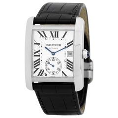 Cartier Tank MC W5330003, Silver Dial, Certified and Warranty