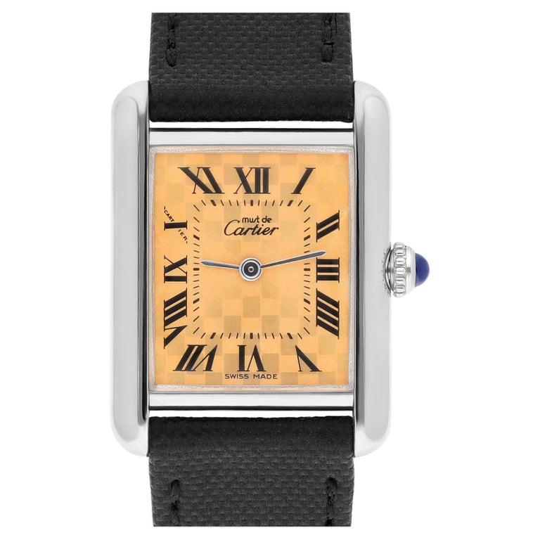 Cartier Montre suisse Tank Must De 2416 à quartz 22 mm et bracelet