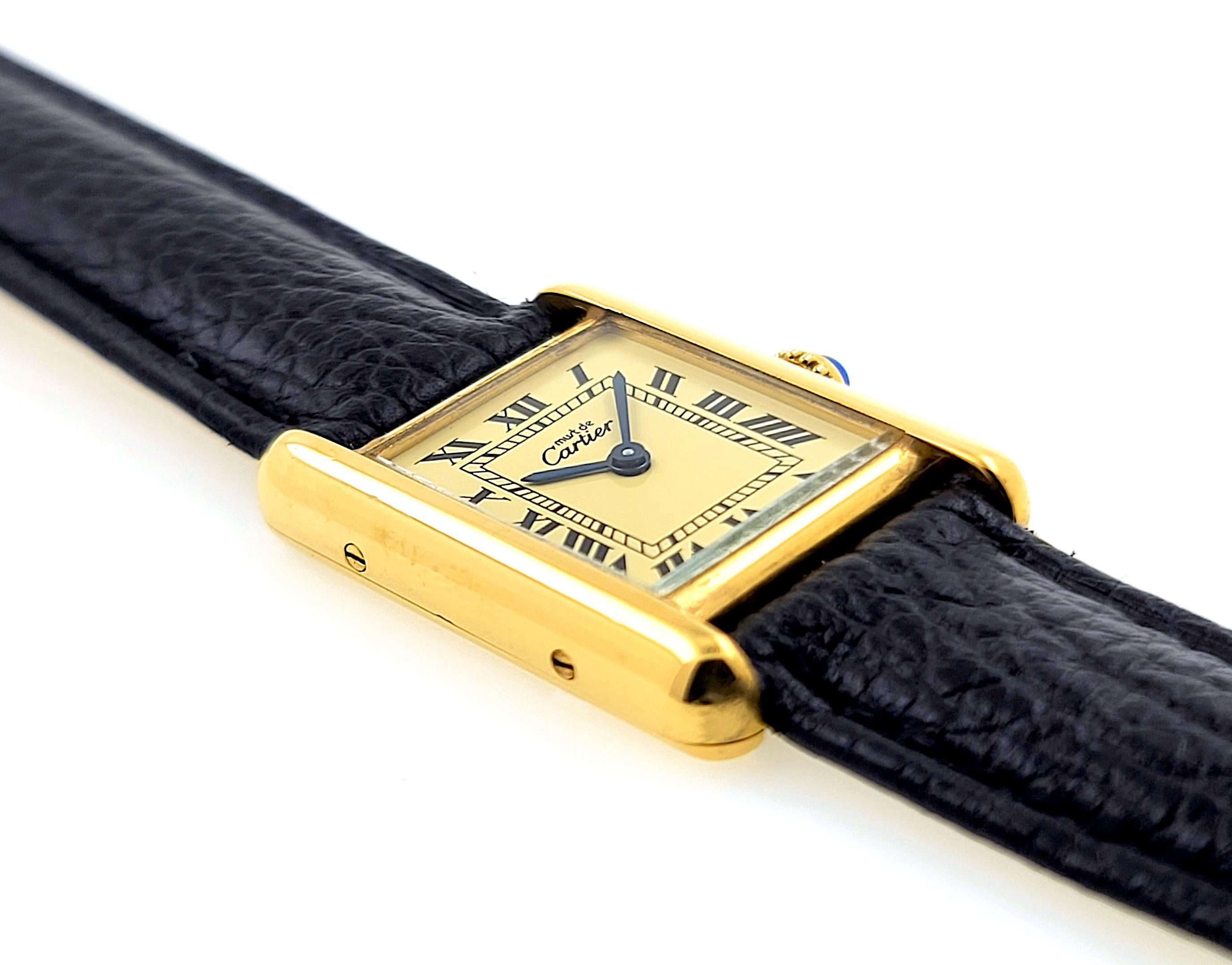 must de cartier watch vintage