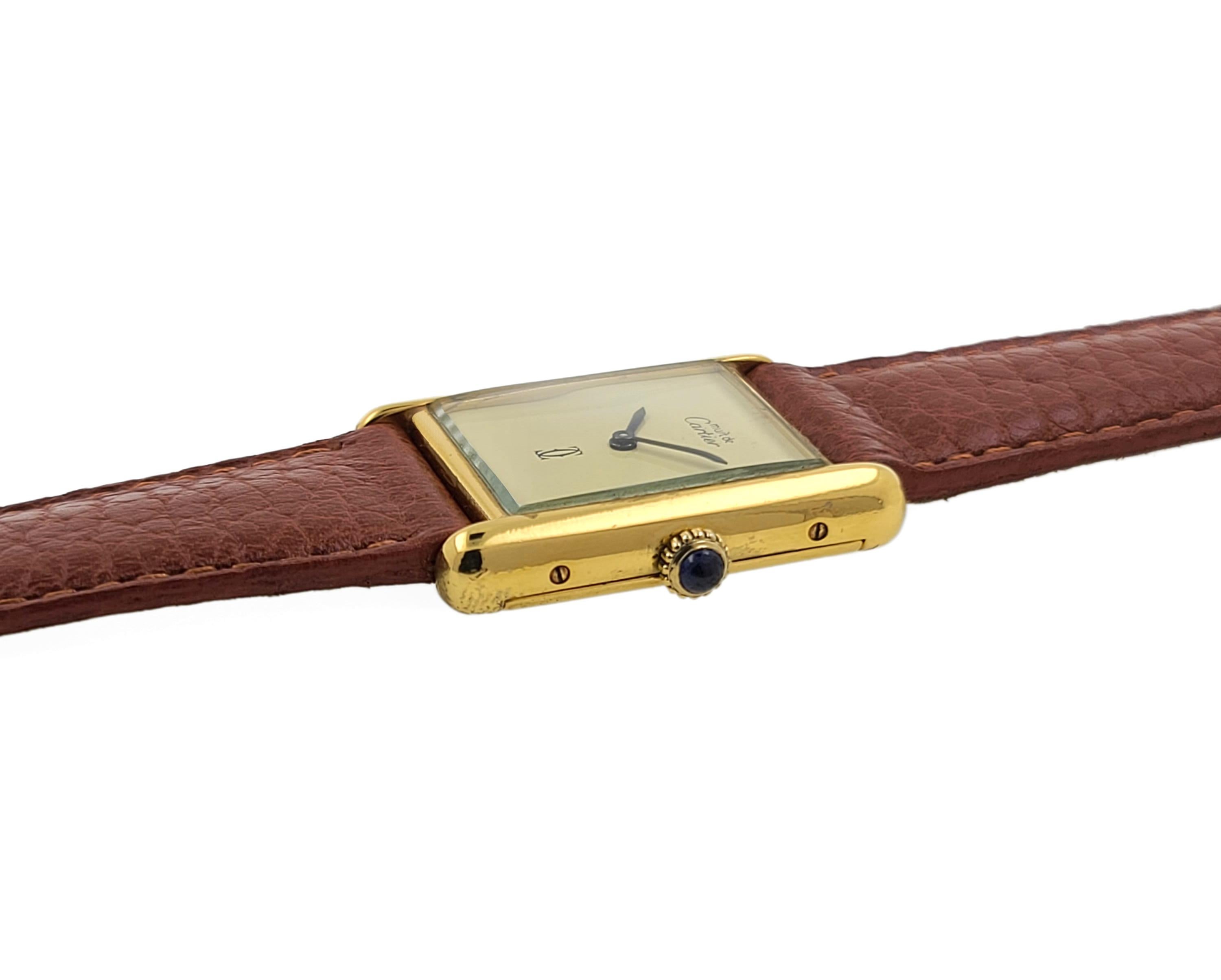 cartier tank watch lady diana