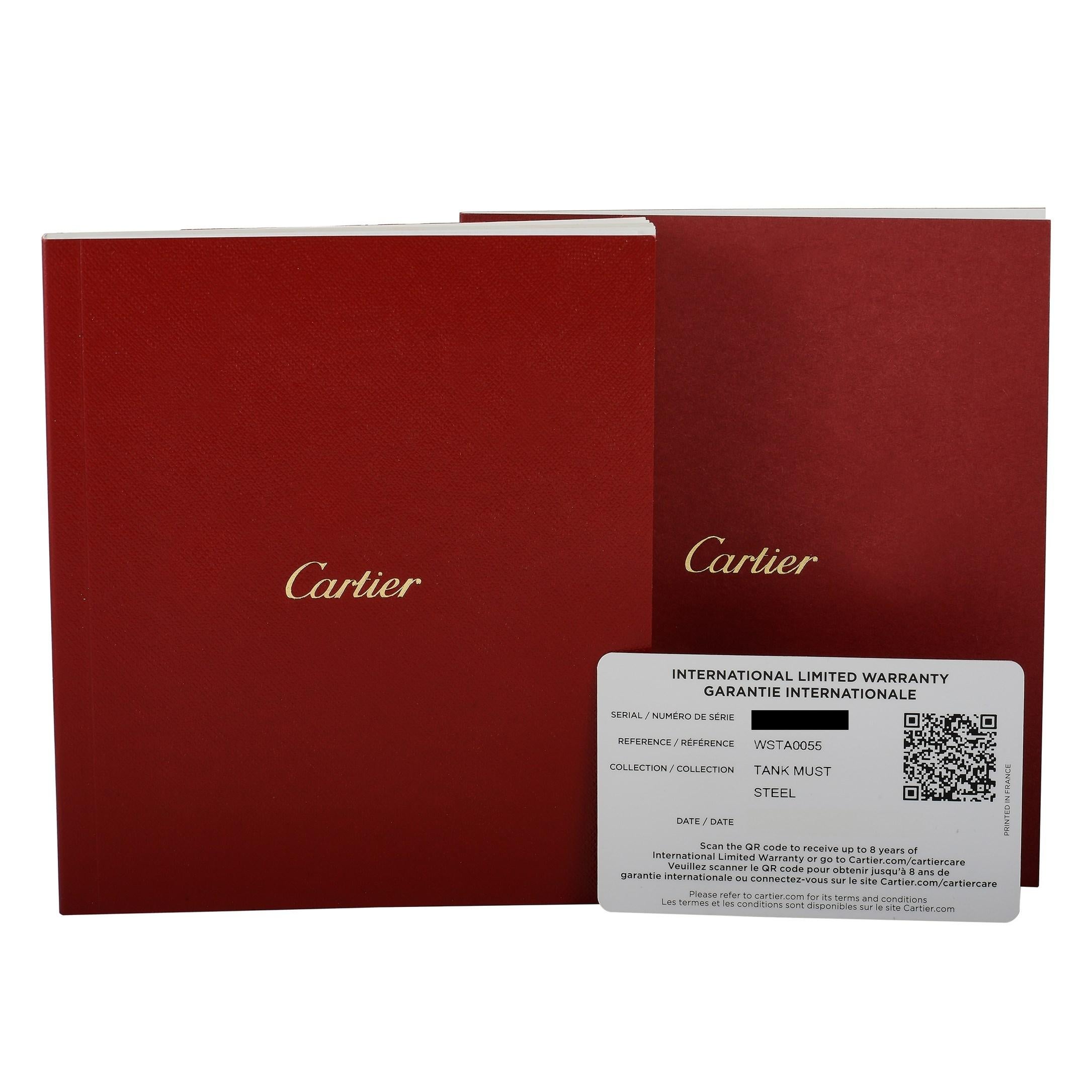 Cartier Tank Must de Cartier Quartz Watch WSTA0055 2