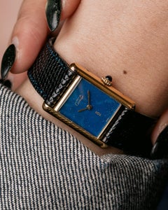 Cartier Tank Must De Cartier SM 'Lapis Lazuli' Dial 1980s