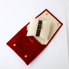 Cartier Tank Must de Cartier Vermeil, Grenat, & Wood Grain Ladies Wrist Watch