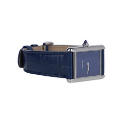 Cartier Tank Must de Cartier Watch Blue 2021 Limited Edition New w/ Box