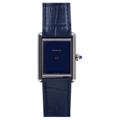 Cartier Tank Must de Cartier Watch Blue 2021 Limited Edition New w/ Box