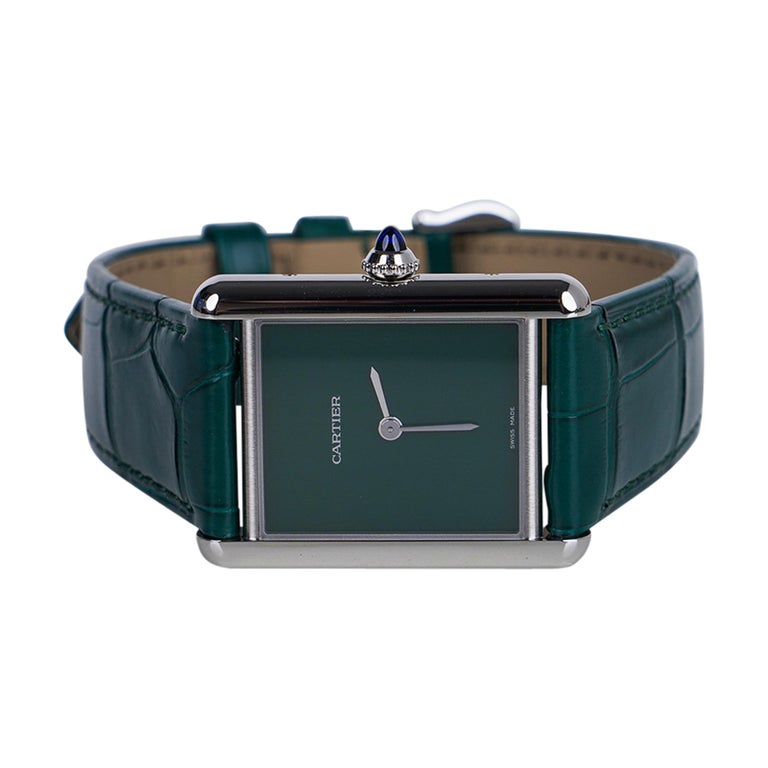 Cartier Tank Must de Cartier Watch Green 2021 Limited Edition New w ...