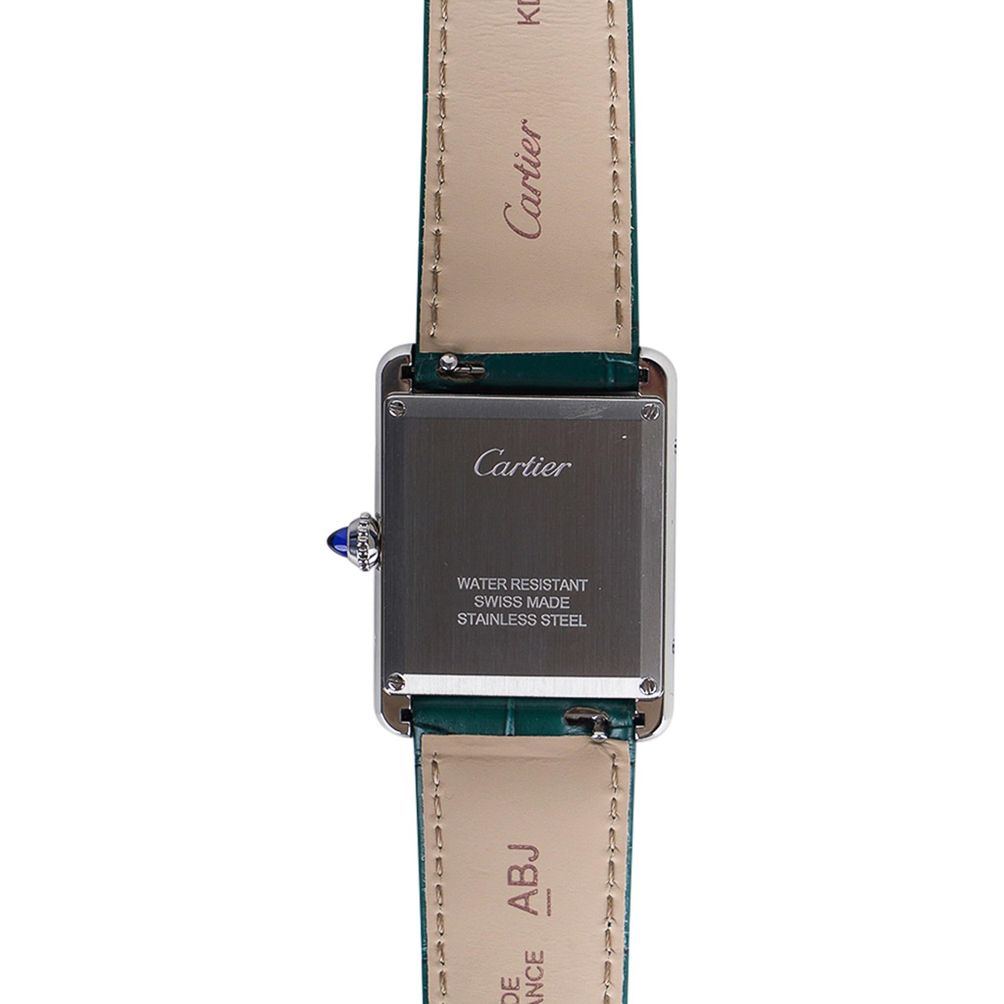 Cartier Tank Must de Cartier Watch Green 2021 Limited Edition New w/ Box 1