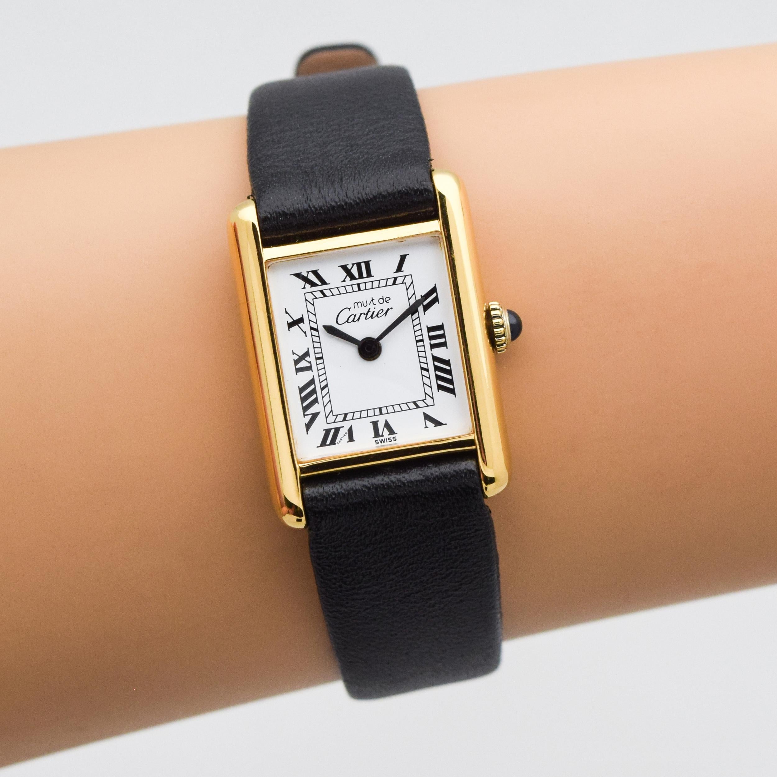 Cartier Tank Must de Ladies Watch, 1990s For Sale 1