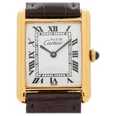 Cartier Tank Must de Men
s Sized Watch, 1990s