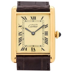 Cartier Tank Must de Men
s Sized Watch, 1990s