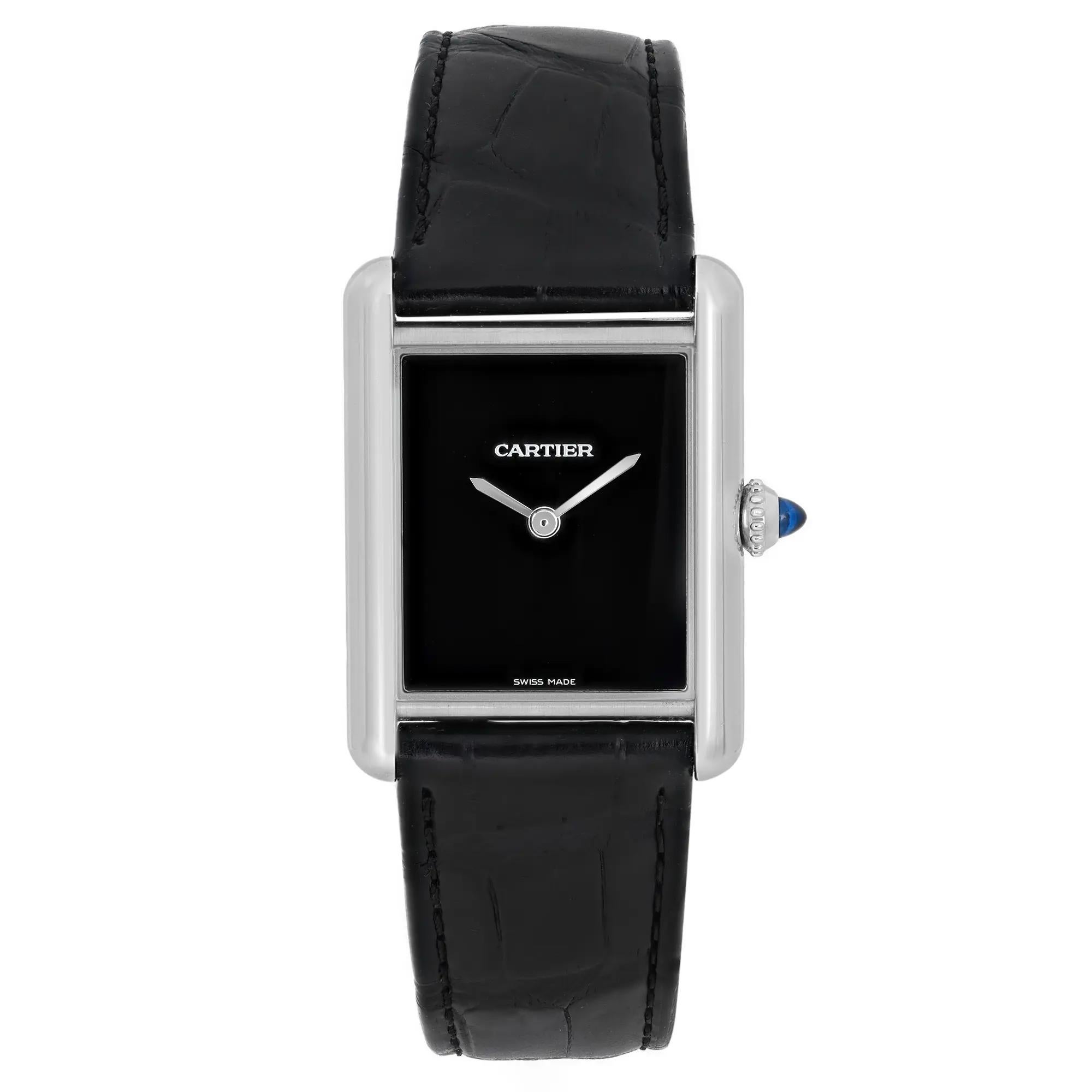 Cartier Tank Must Grand Modèle Acier Quartz Montre Unisexe WSTA0072