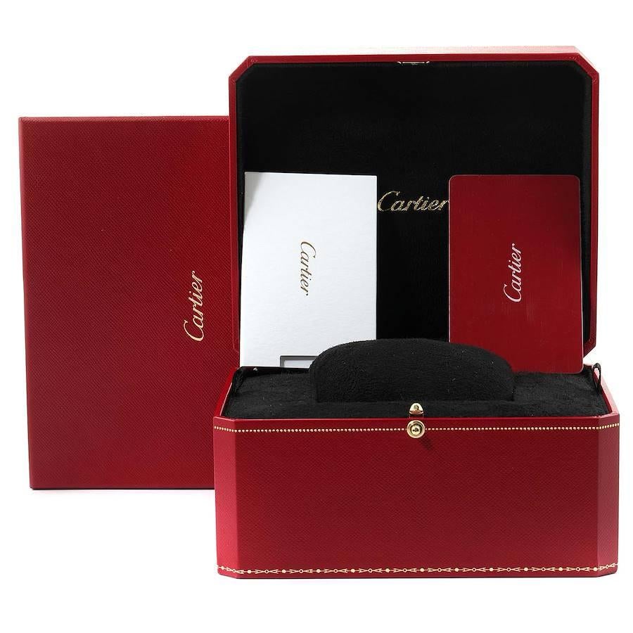 Cartier Tank Must Große Stahl Grünes Zifferblatt Damenuhr WSTA0056 Ungetragen im Angebot 8