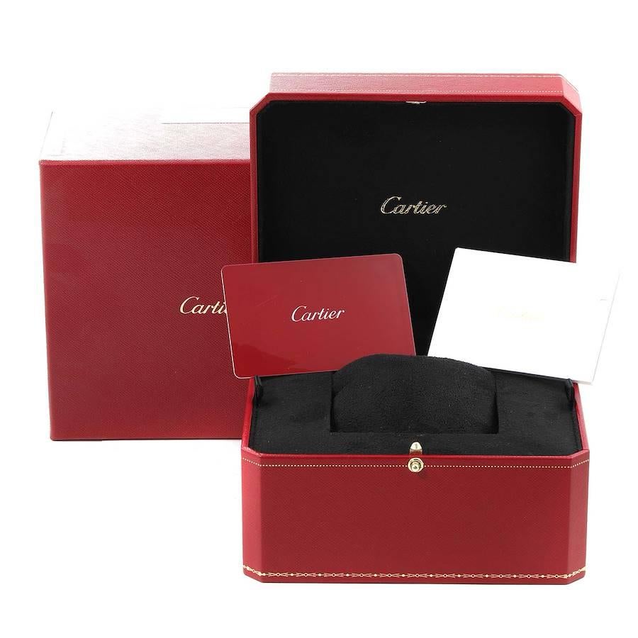 Cartier Tank Must Large Steel Red Dial Ladies Watch WSTA0054 Unworn For Sale 4