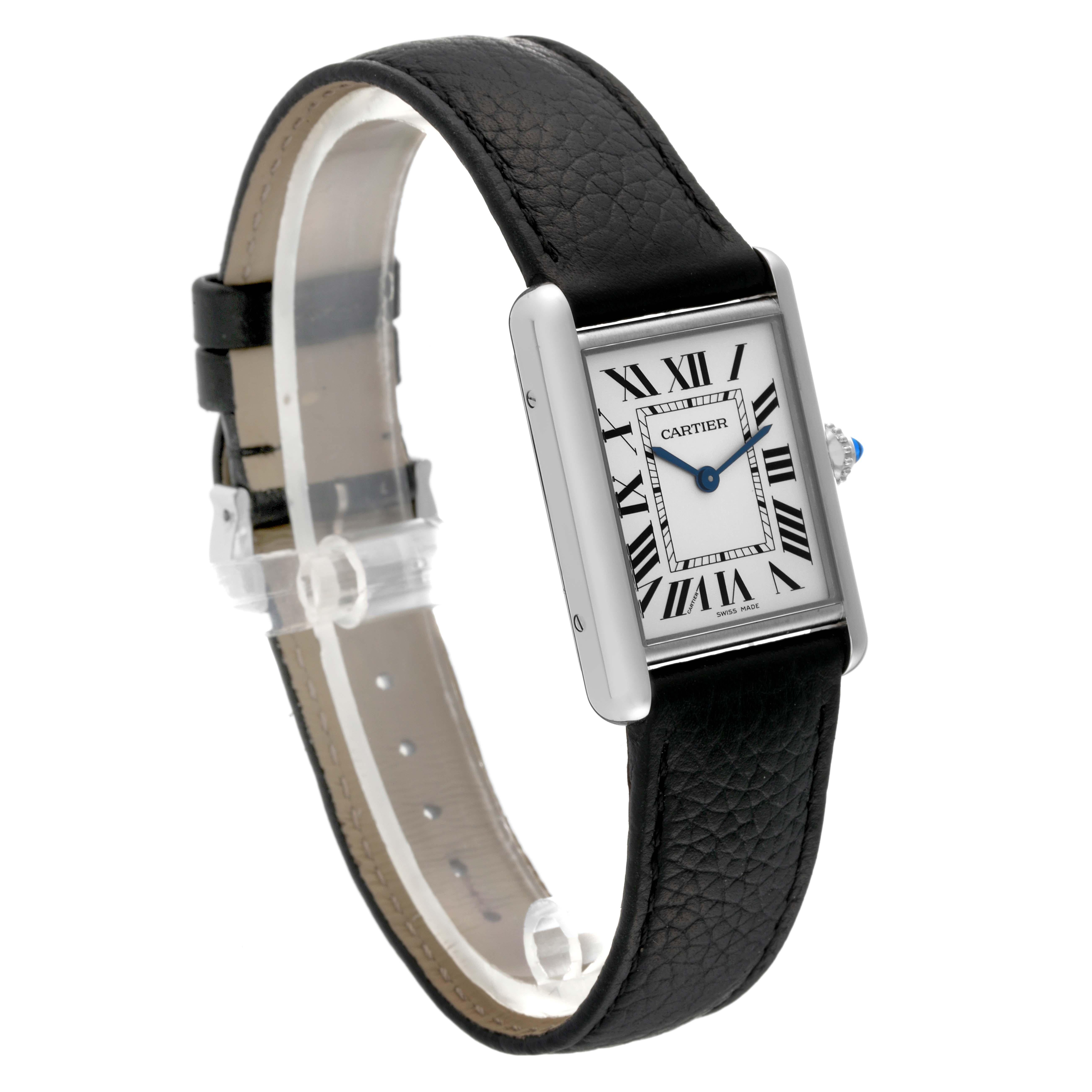 Cartier Tank Must Large Steel Silver Dial Ladies Watch WSTA0041 For Sale 5