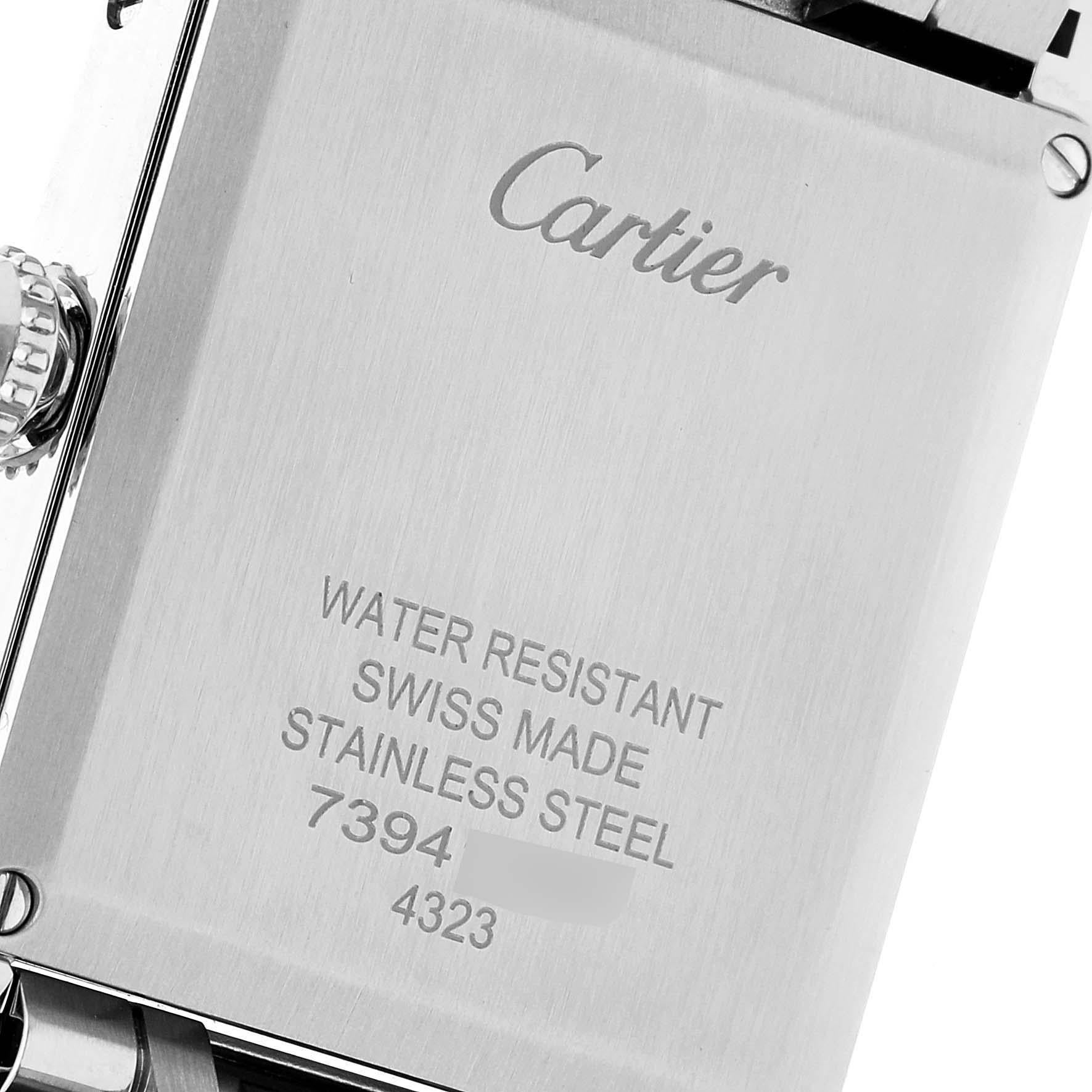 Cartier Tank Must Large Steel Silver Dial Ladies Watch WSTA0052 Unworn 2