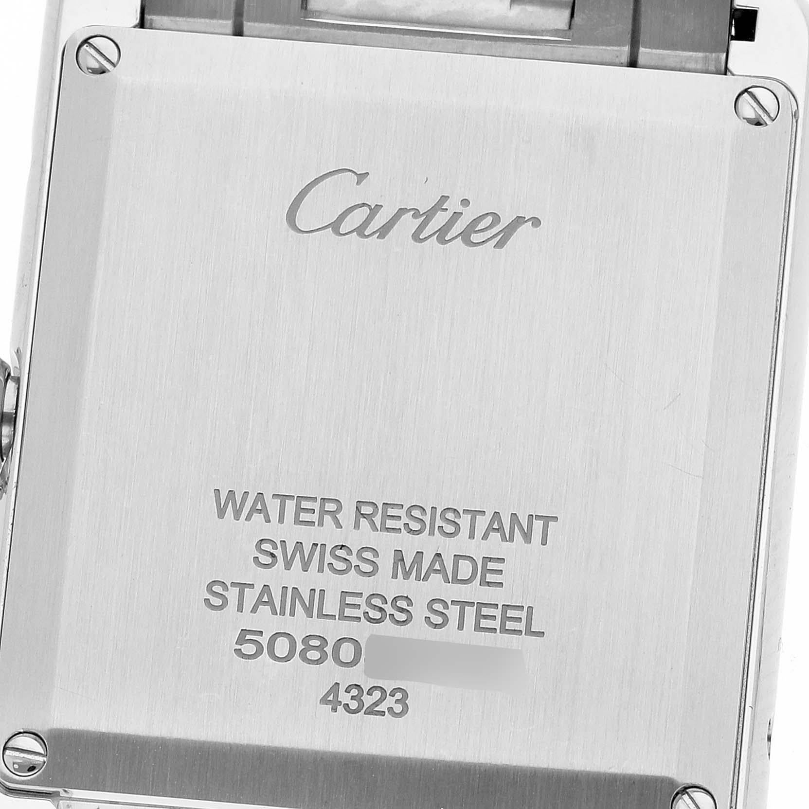 Cartier Tank Must Large Steel Silver Dial Ladies Watch WSTA0052 Unworn 2