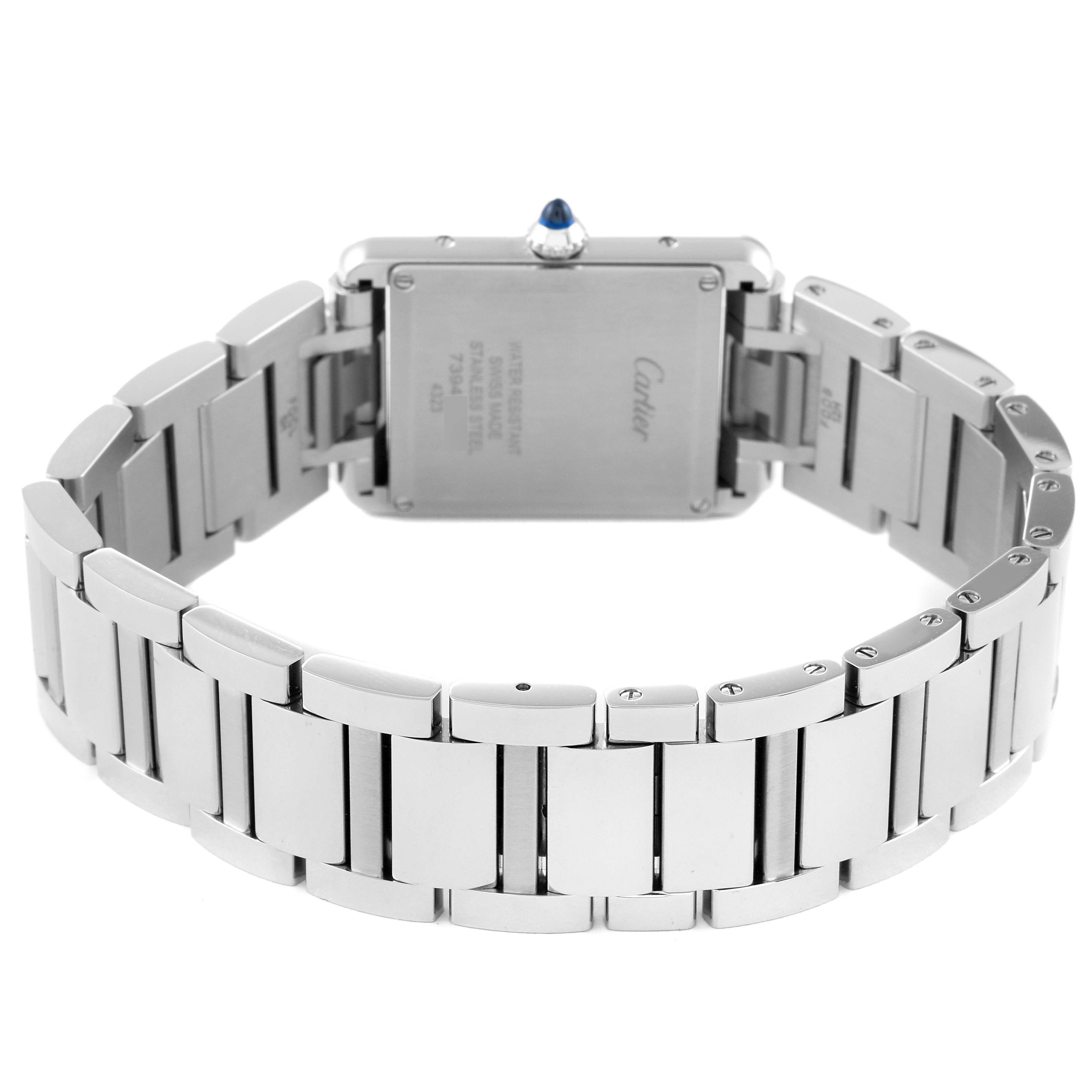 Cartier Tank Must Large Steel Silver Dial Ladies Watch WSTA0052 Unworn 3