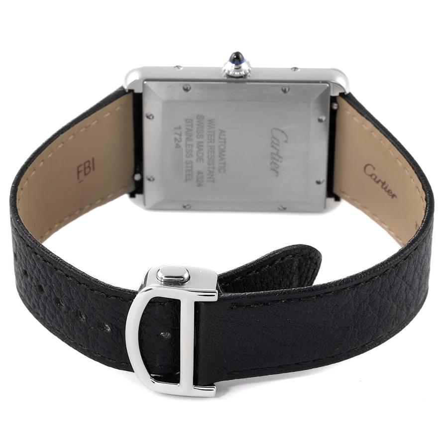 Cartier Tank Must Large Steel Silver Dial Mens Watch WSTA0040 Unworn 3