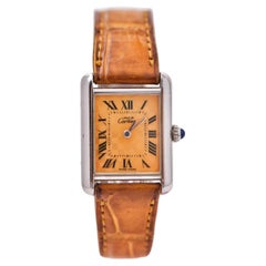 Cartier Tank Must Rare Limited Edition Silber-Armbanduhr W1017654, seltene limitierte Auflage