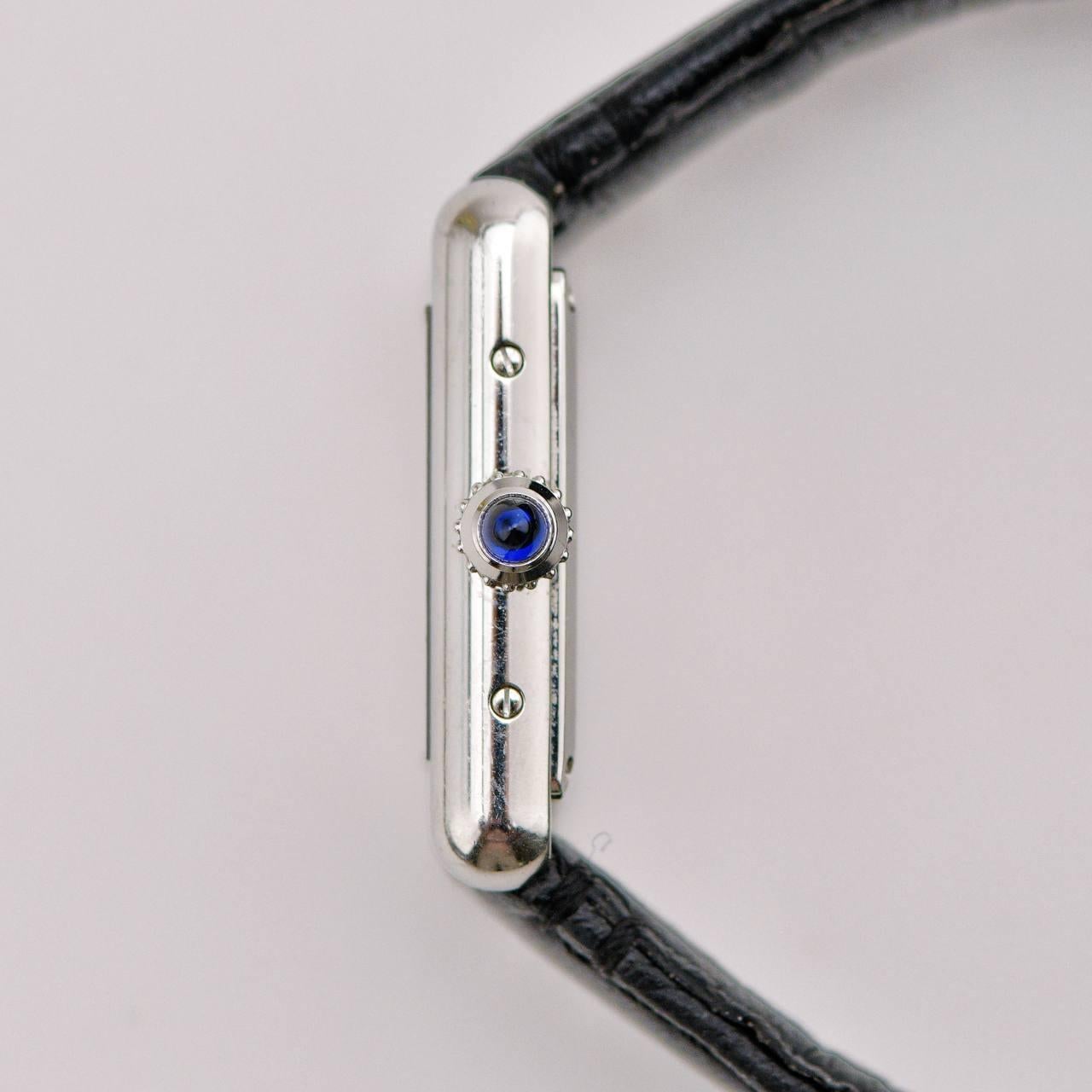 Reloj Cartier Tank Must SolarBeat Modelo Pequeño WSTA0060 en venta 4