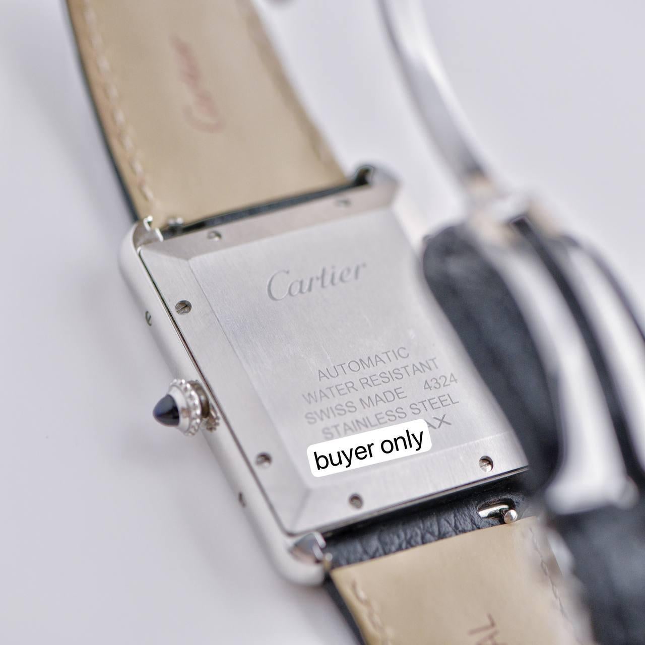Cartier Tank Must Steel Watch Extra Large Model WSTA0040 2