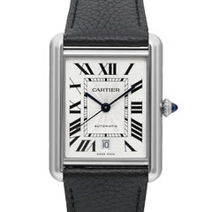 Cartier Tank Must XL 31mm x 41mm Steel Silver Dial Automatic Watch WSTA0040