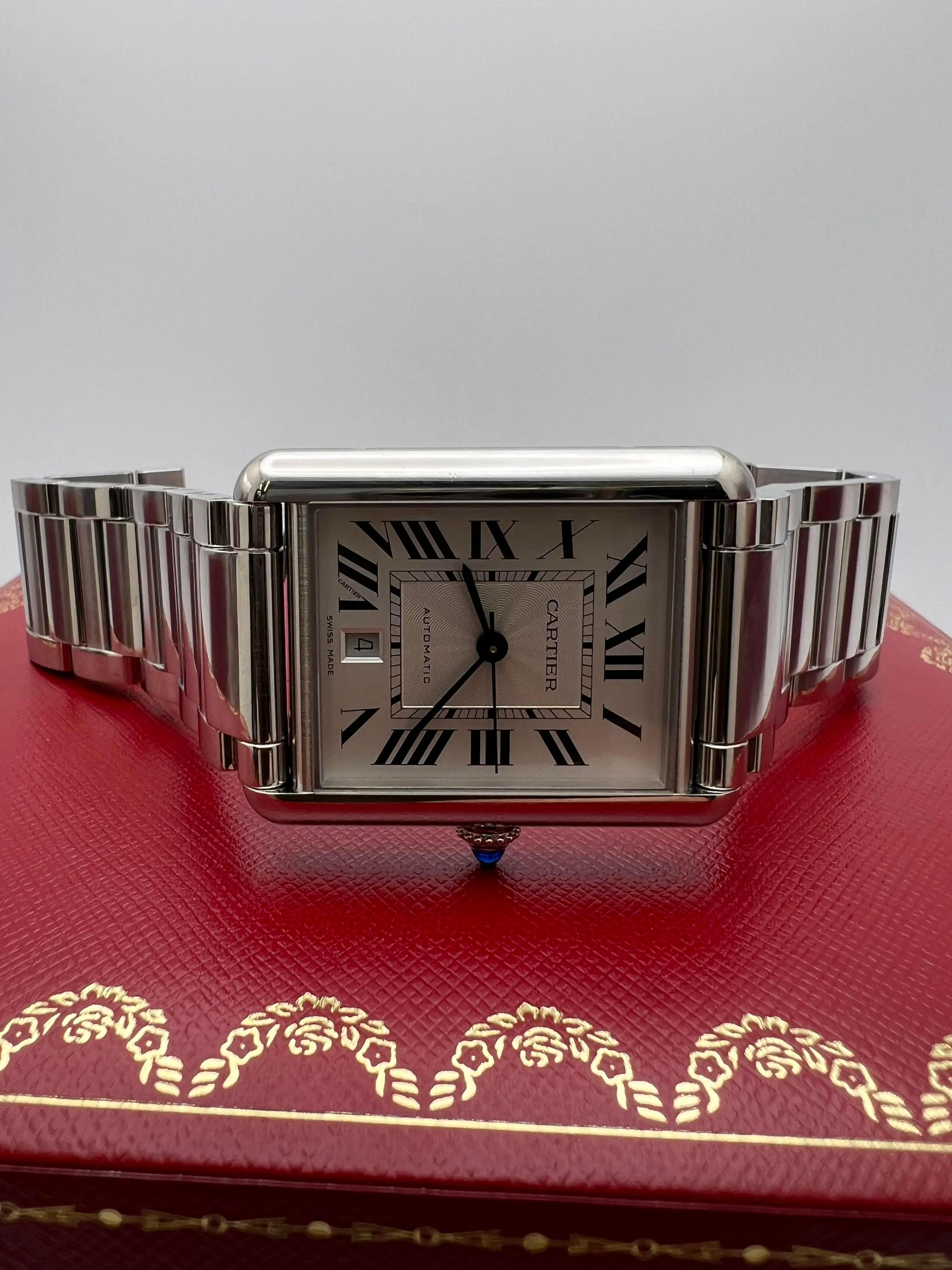 Cartier Tank Must XL 31mm x 41mm WSTA0053 Silber Zifferblatt Box Papiere im Zustand „Hervorragend“ im Angebot in New York, NY