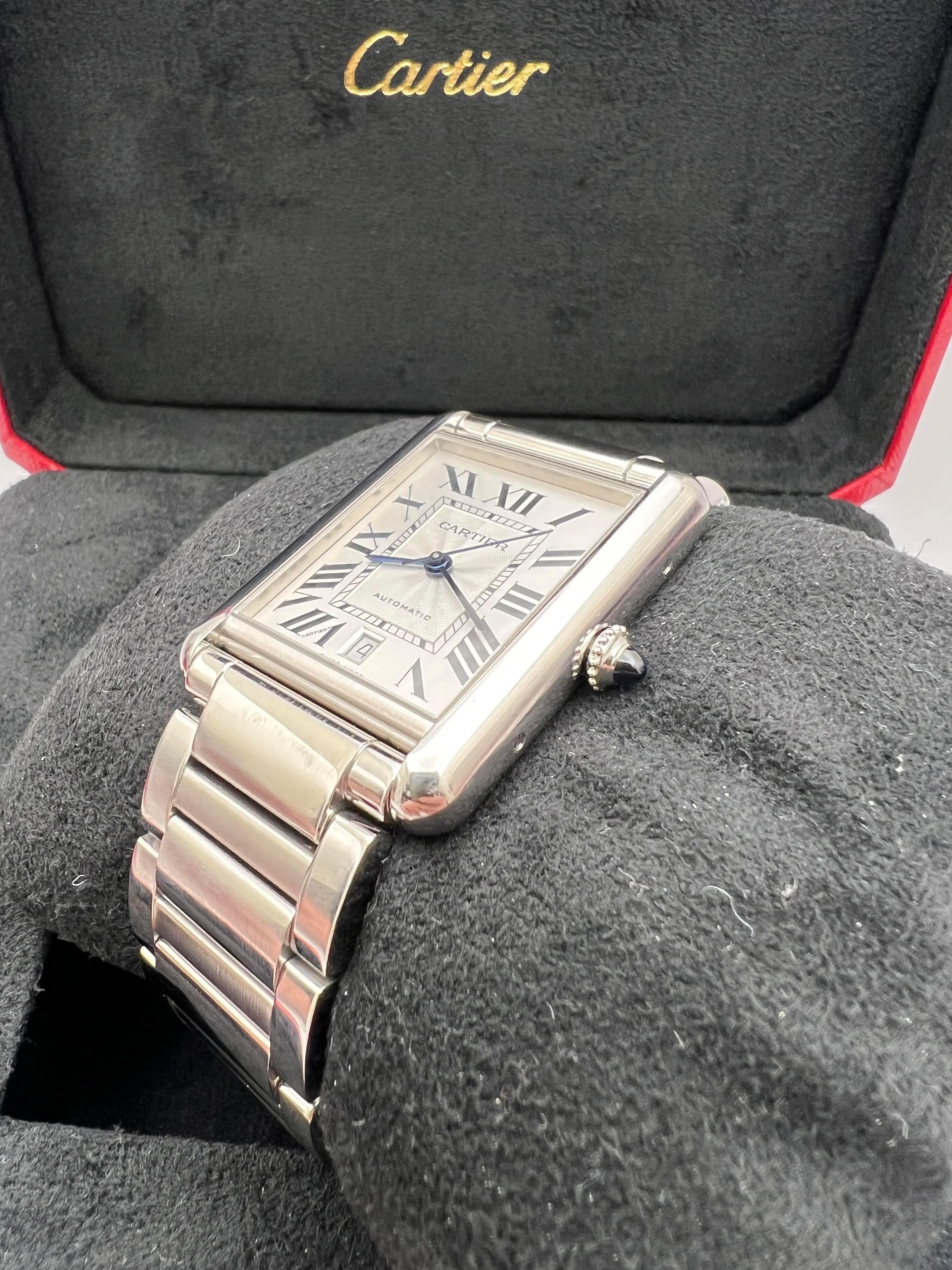 Cartier Tank Must XL 31mm x 41mm WSTA0053 Silber Zifferblatt Box Papiere im Angebot 1